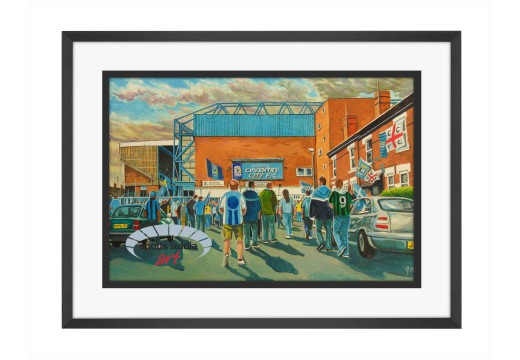 Highfield Road Stadium 'Going to the Match' Fine Art Print - Coventry City FC Highfield Road Stadium 'Going to the Match' Fine Art Print - Coventry City FC